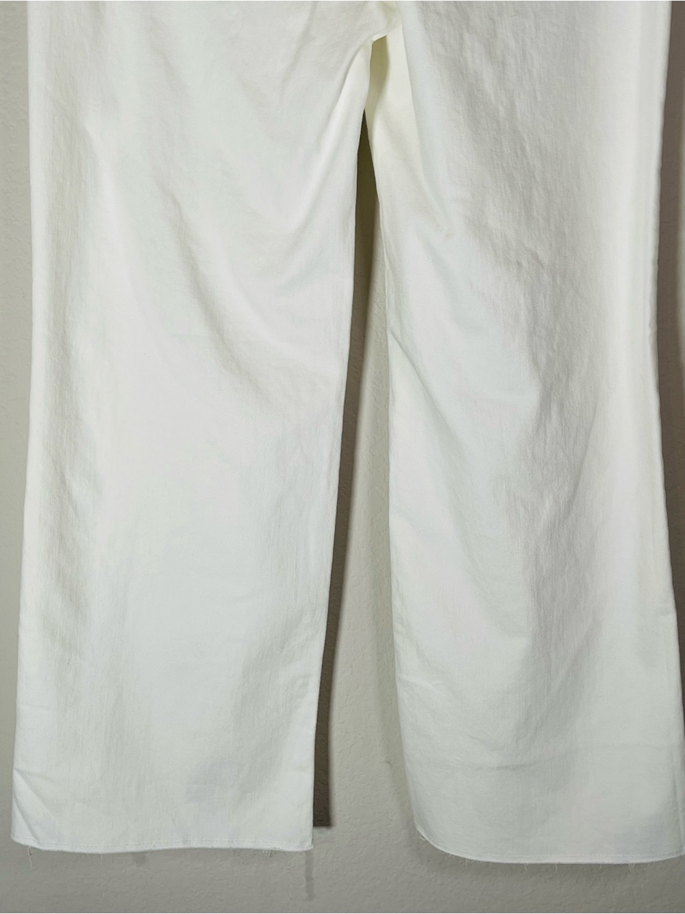 J Crew Fac NWT Tall Wide Leg Cropped Jeans in All Day Stretch Size 29T in White - Picture 14 of 15
